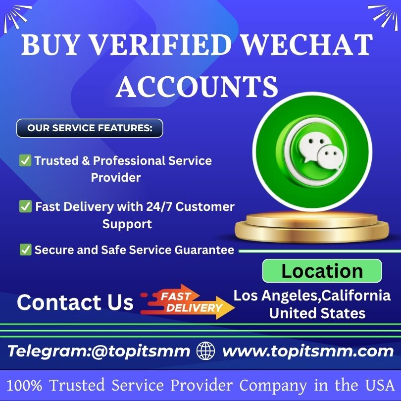 Buy verified WeChat Accounts