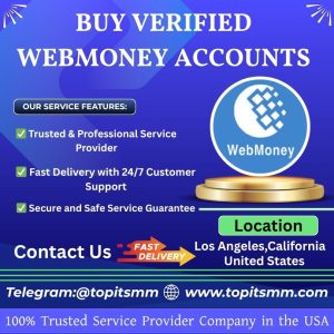 Buy verified webmoney Accounts